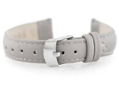 W83 leather watch strap - ash - 14mm