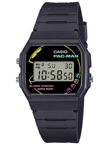 CASIO MEN'S WATCH F-91WPC-1ADR (zd086b) - PAC-MAN + BOX