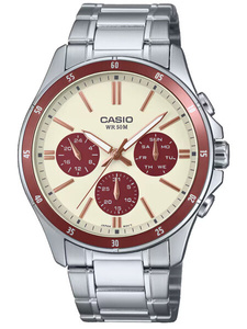 CASIO MEN'S WATCH MTP-1374D-5A2 (zd063g) + BOX