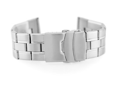 Bracelet 605S - HQ steel - silver - 22mm 