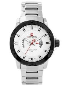NAVIFORCE MEN'S WATCH - MERCURY (zn038a) - silver