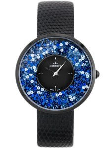BISSET BSAE04 WOMEN'S WATCH - black/blue (zb541e)