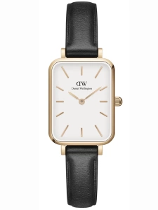 DANIEL WELLINGTON WOMEN'S WATCH DW00100434 - Quadro Pressed Sheffield Gold 32mm + BOX