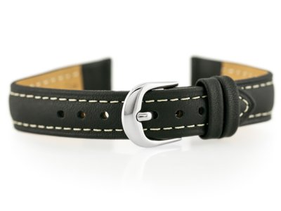 BISSET BS-158 leather watch strap - 14mm