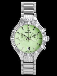 BISSET BSBE18 - silver/green (zb547a)