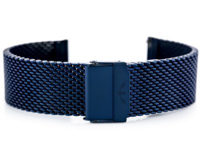 Bisset bracelet (bb010c) - navy blue 20mm