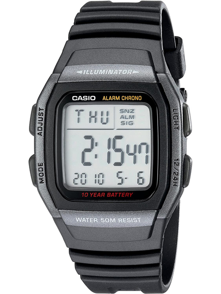 CASIO MEN'S WATCH W-96H-1B + BOX