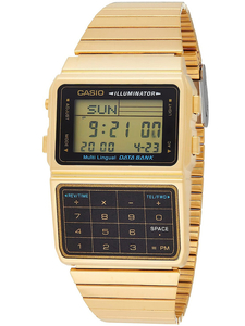 CASIO VINTAGE DATABANK MALE WATCH DBC-611G-1 (zd163a) + BOX