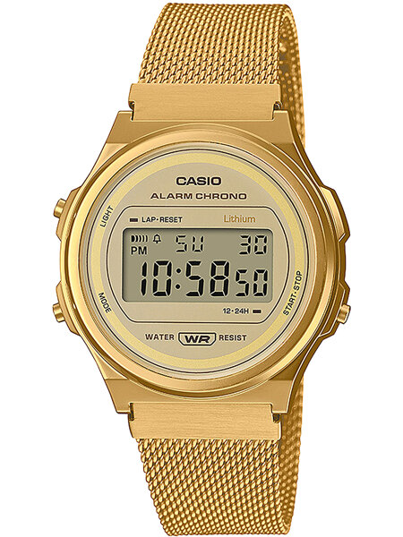 Casio Vintage 37mm Women's Watch A171WEMG-9A + BOX (zd645a)