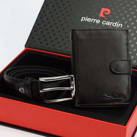 Gift set 13: PIERRE CARDIN belt + wallet