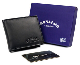 Leather wallet RFID RONALDO 0035-P-D-RFID