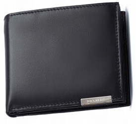 Leather wallet RFID RONALDO RM-01-BCF-BP