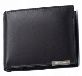 Leather wallet RFID RONALDO RM-02-BCF-BP