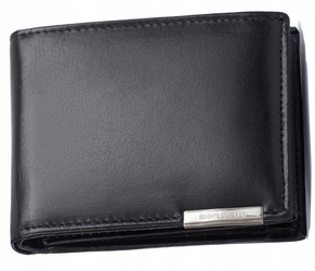 Leather wallet RFID RONALDO RM-05-BCF-BP