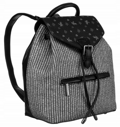 Leatherette bagpack DAVID JONES 6875-3