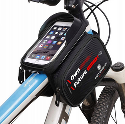 Leatherette bumbag-phone case on bike PETERSON PTN ML03-PU