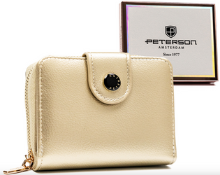 Leatherette wallet RFID PETERSON PTN 014-HRH