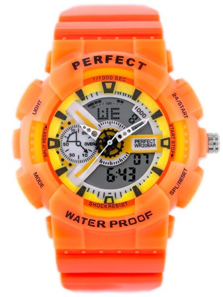 MEN'S PERFECT SHOCK WATCH (zp219f) - orange