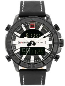 NAVIFORCE MEN'S WATCH - NF9114 (zn046a) - black/silver