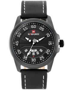 NAVIFORCE MEN'S WATCH - NF9124 (zn055c) + BOX - black/white