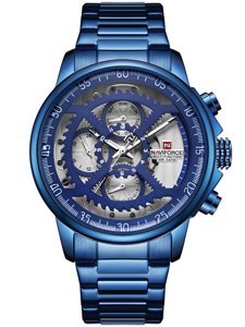 NAVIFORCE MEN'S WATCH - NF9150 (zn091c) blue + BOX