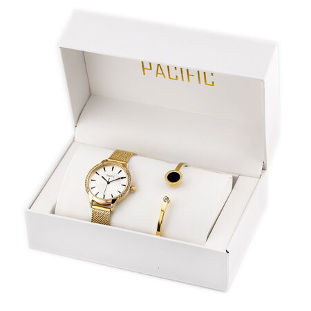 PACIFIC WOMEN'S WATCH X6167-03 - gift set (zy663c)