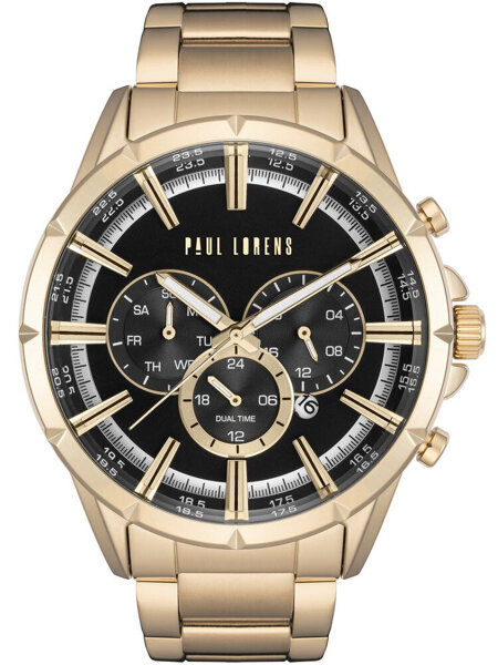 PAUL LORENS MALE WATCH - PL13605B-1D1 (zg359b) + BOX