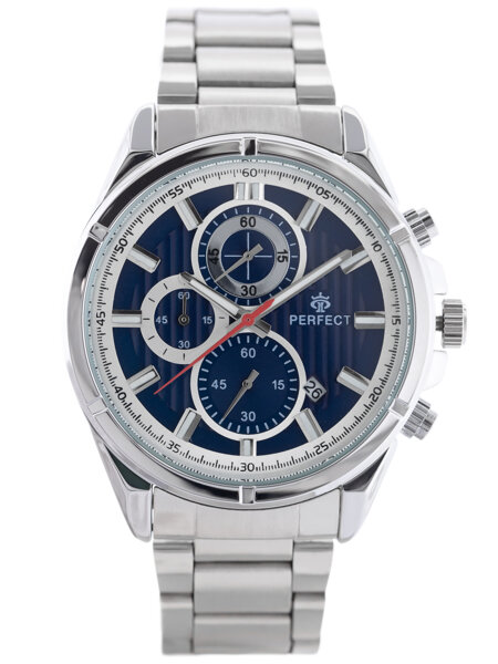 PERFECT CH03M MEN'S WATCH - CHRONOGRAPH (zp358e) + BOX