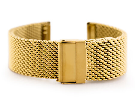 Pacific 10 bracelet - HQ mesh - gold 22mm