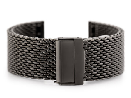 Pacific 12 bracelet - HQ mesh - graphite 22mm