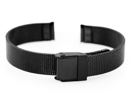 Pacific M4 bracelet - HQ mesh - black 12mm