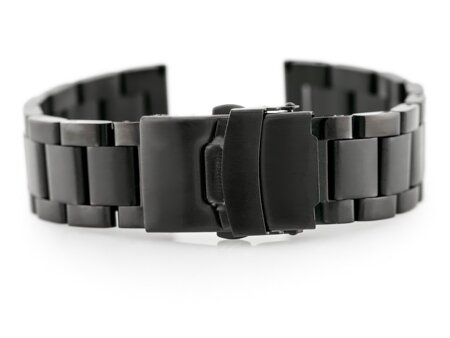 Pacific Model 3 solid bracelet - black 20mm