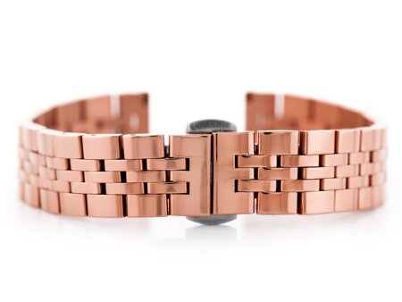 Pacific Model 4 bracelet - pink gold 14mm