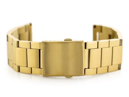 Pacific Model 9 solid gold 28mm bracelet