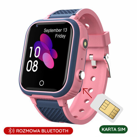 SMARTWATCH DZIECIĘCY PACIFIC 30-2 KIDS - pink (sy026b)