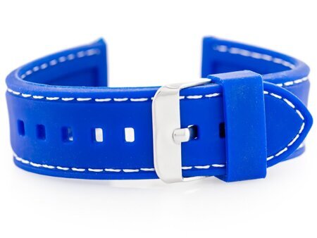 U20 rubber watch strap - blue 26mm