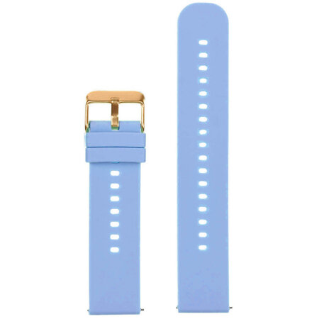 U27 rubber watch strap - light purple/rosegold - 20mm