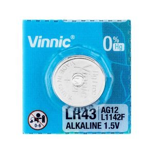 Vinnic LR1142/386/AG12 alkaline battery