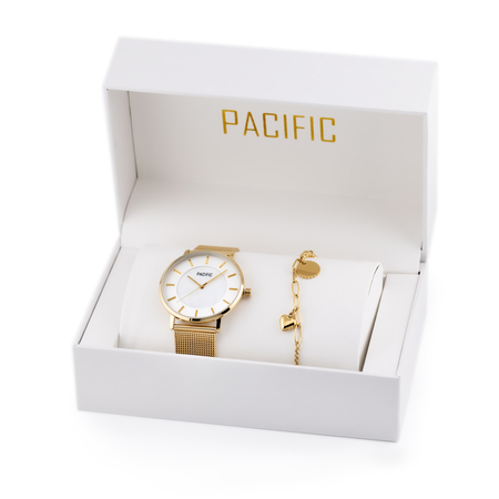 WOMEN'S WATCH PACIFIC X6199 - gift set (zy714b)