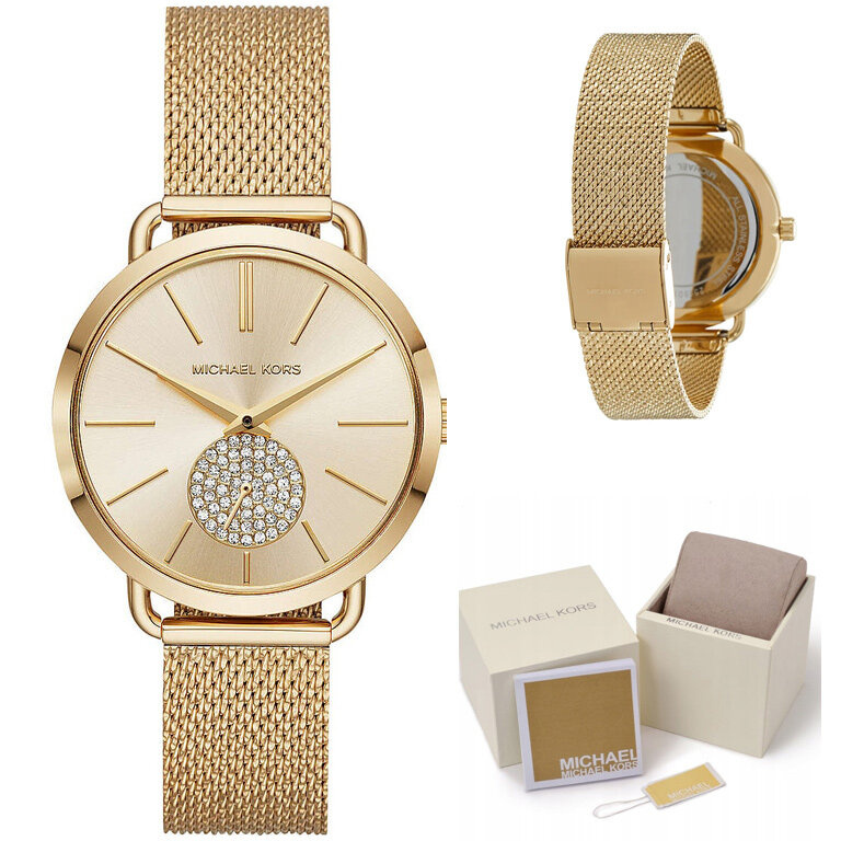 MICHAEL KORS WOMEN S WATCH MK3844 PORTIA zm502b Golden Womens Brand Michael Kors Womens Style Elegant Niewidoczne w menu CATEGORIES WATERPROOF WR50 Womens