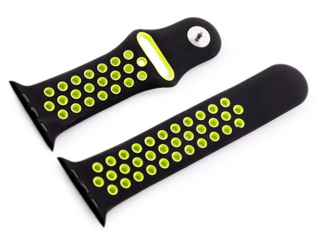 Apple Watch strap U24 - black/green - 42/44mm