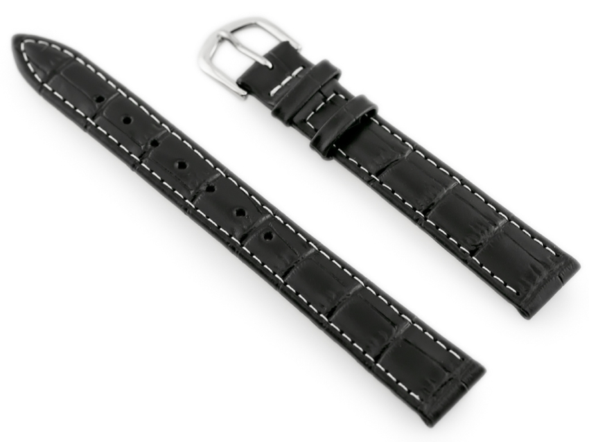 BISSET BS-110 leather watch strap - 14mm