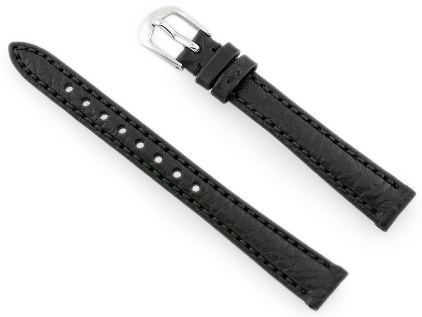 BISSET BS-156 leather watch strap - 12mm