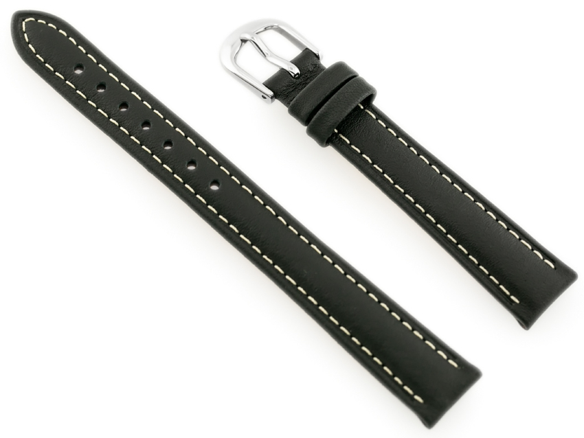 BISSET BS-158 leather watch strap - 14mm