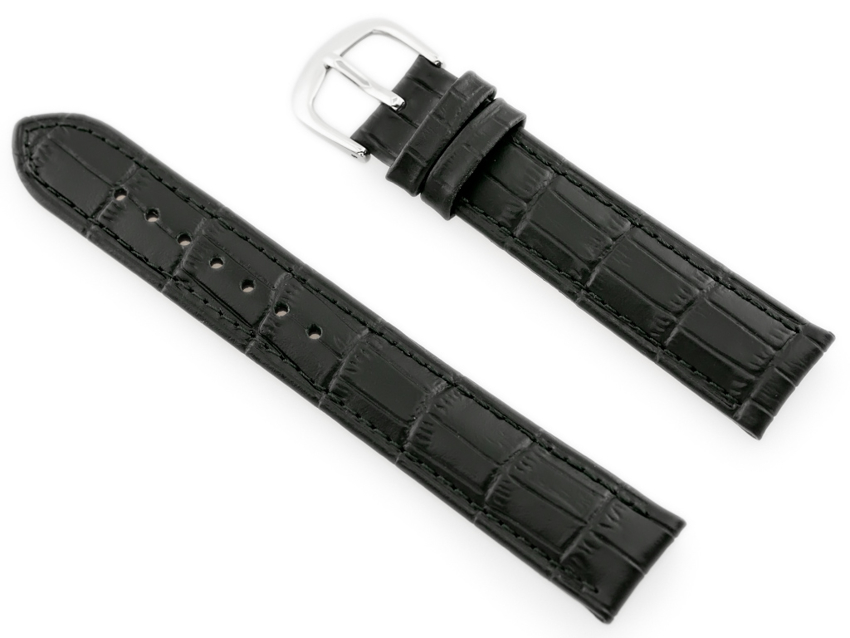 BISSET BS-162 leather watch strap - 18mm