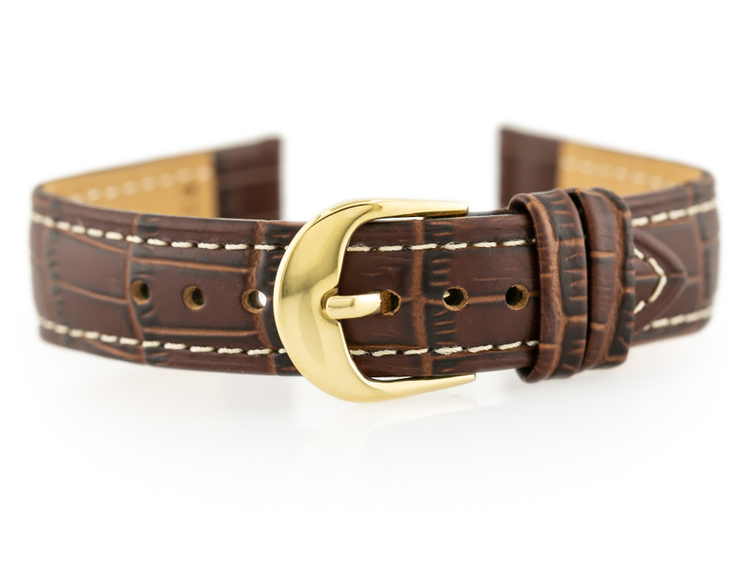 BISSET BS-163 leather watch strap - 16mm