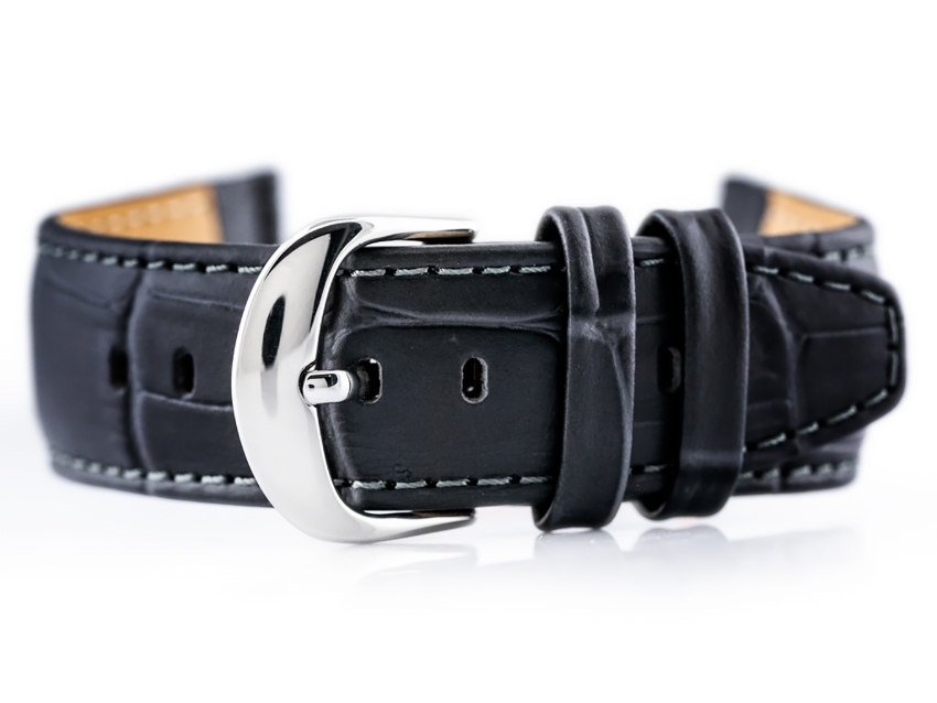 BISSET BS-208 leather watch strap - 18mm