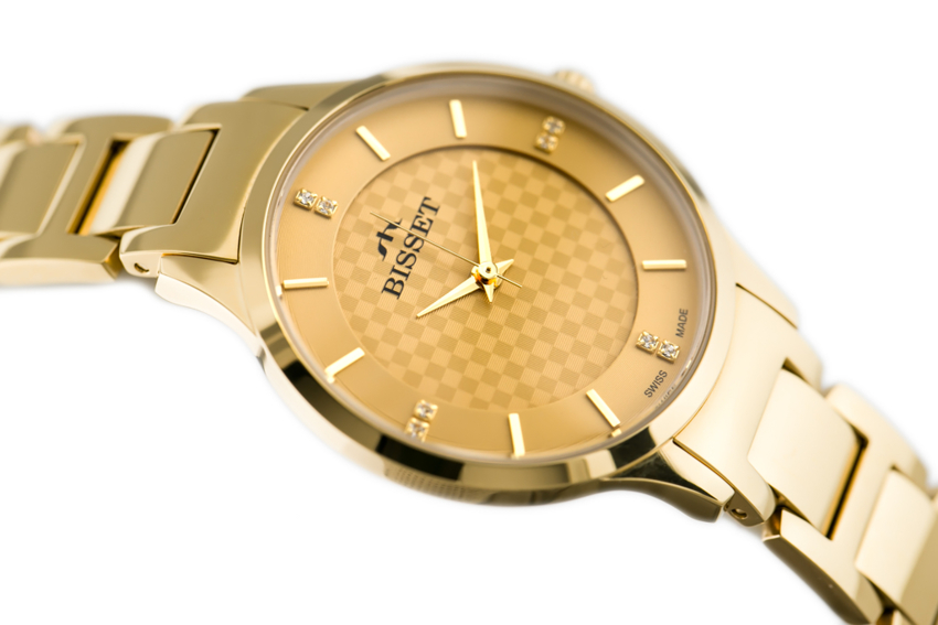 BISSET BSBE45 WOMEN'S WATCH - gold (zb551d)