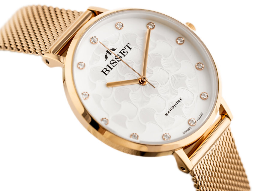 BISSET BSBF32 WOMEN'S WATCH (zb581g) - SAFETY GLASS