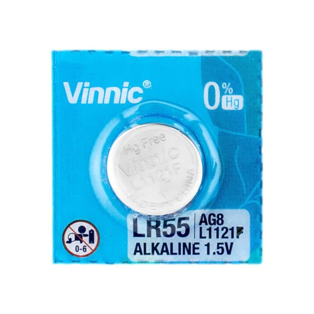 Bateria alkaliczna Vinnic LR1121/381/AG8